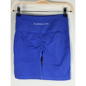 Alphalete Women's Bike Shorts in Royal Blue